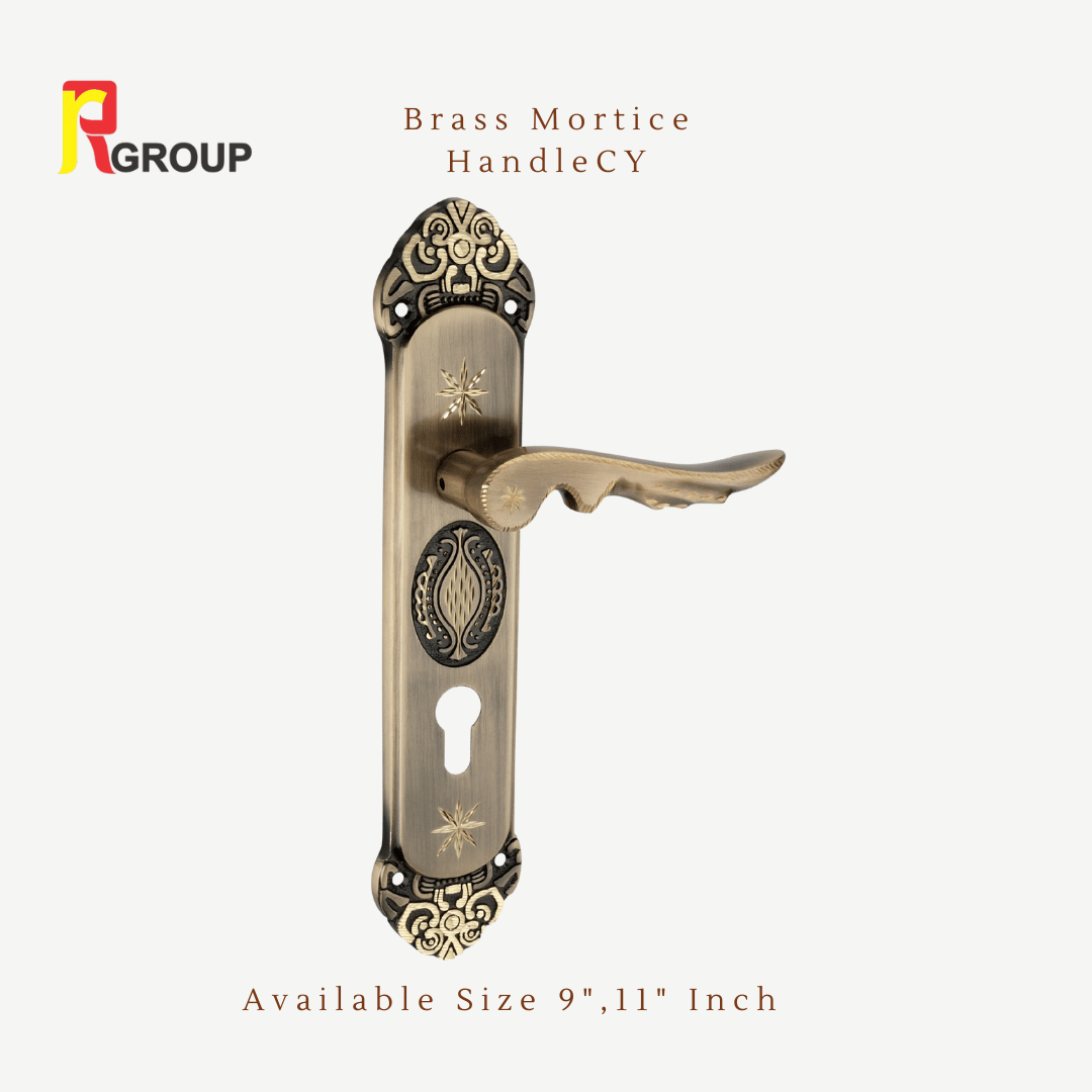 Brass Mortice Handle CY | BMH-1002 | Finish Antique/DC | Unit 1 Pair