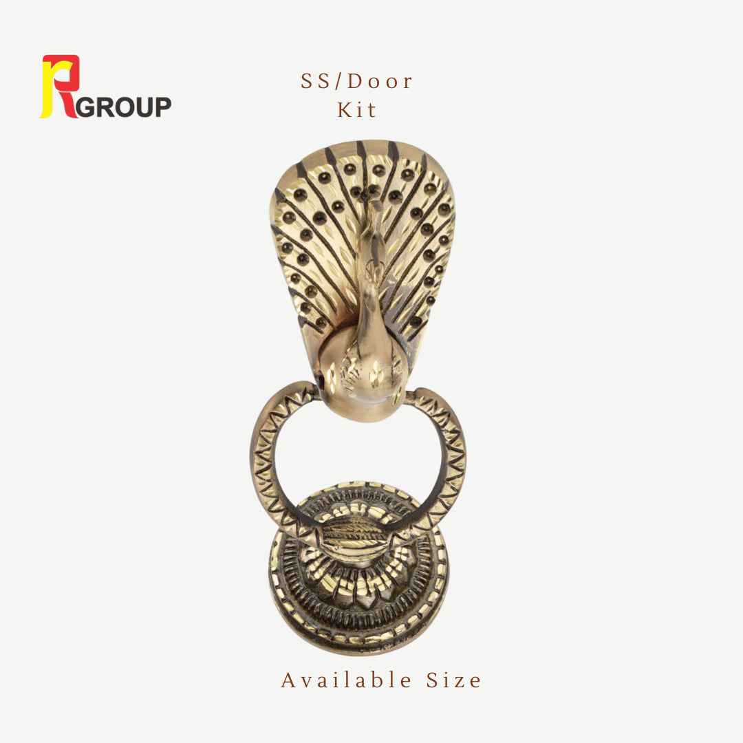 BRASS DOOR KNOCKER | DK-002 | MEDIUM MAYUR | Unit 1
