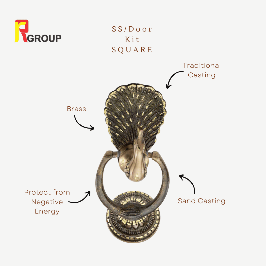 BRASS DOOR KNOCKER | DK-003 | BIG MAYUR | Unit 1