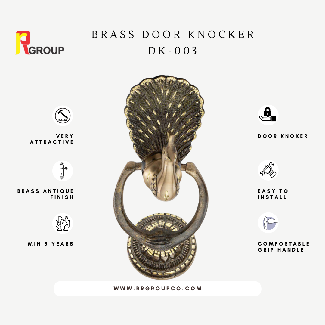 BRASS DOOR KNOCKER | DK-003 | BIG MAYUR | Unit 1