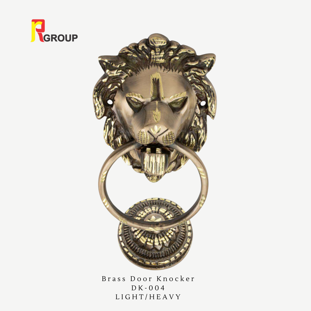 BRASS DOOR KNOCKER | DK-004 | LION REGULAR | Unit 1