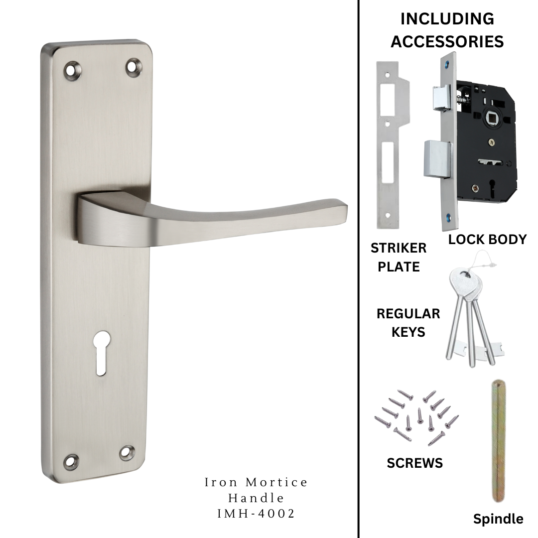 Iron Mortice Handle | IMH-4002 | Finish SS | Unit - Pair