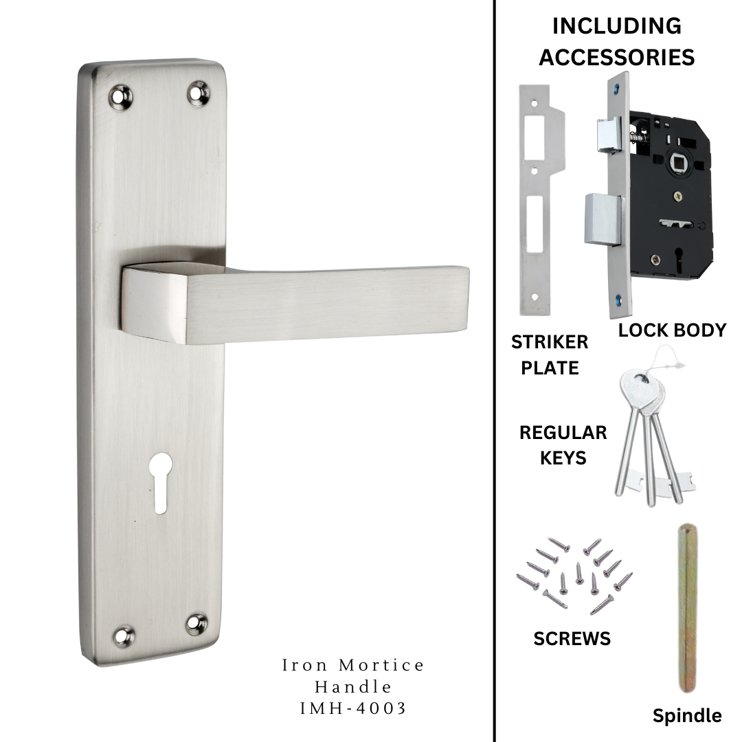 Iron Mortice Handle | IMH-4003 | Finish SS | Unit - Pair