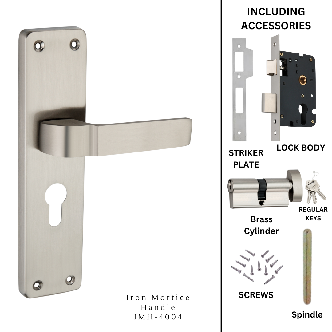 Iron Mortice Handle | IMH-4004 | Finish SS | Unit - Pair