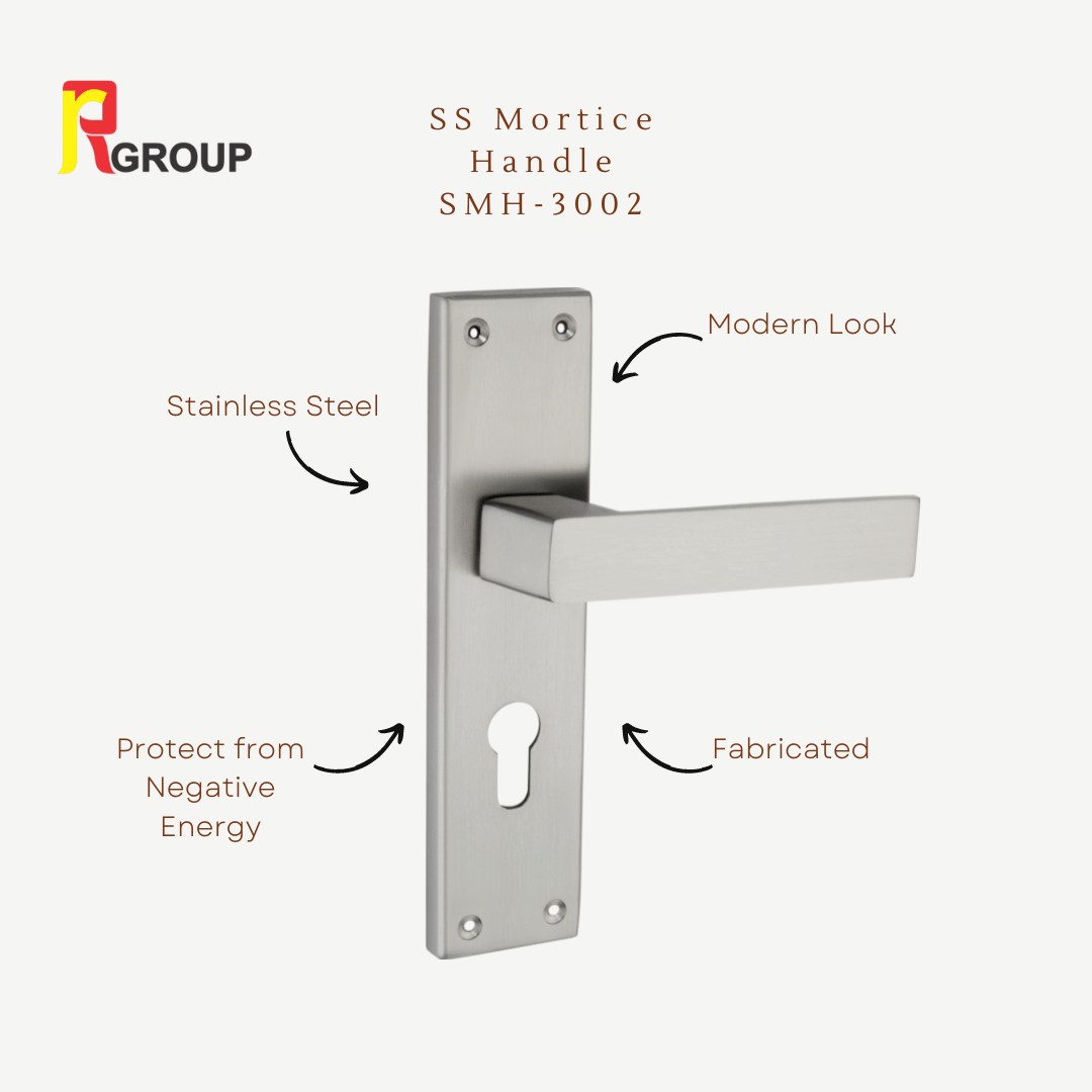 SS Mortice Handle | SMH-3002 | Finish : SS | Pair