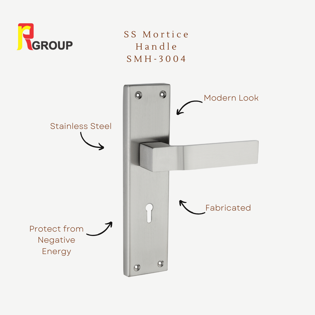 SS Mortice Handle | SMH-3004 | Finish : SS | Pair