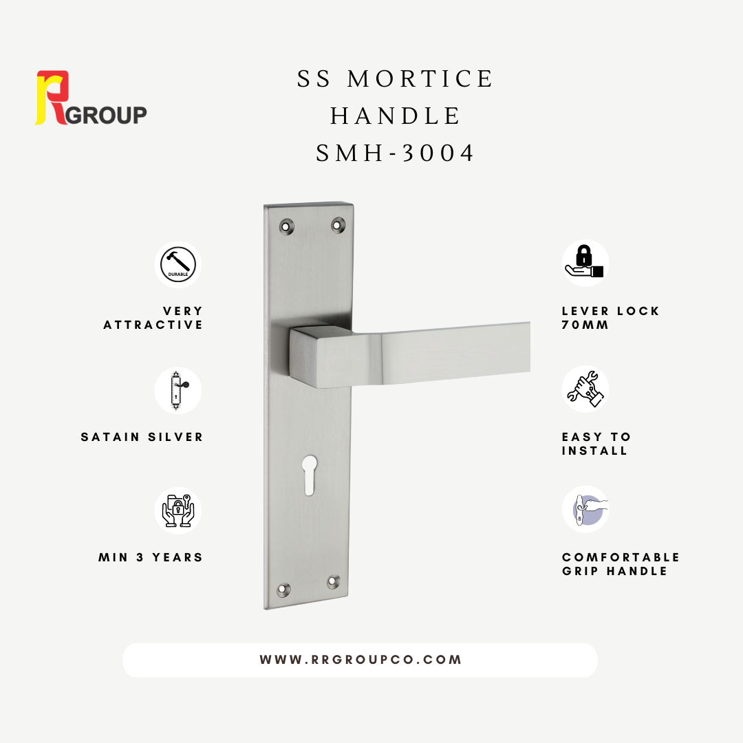 SS Mortice Handle | SMH-3004 | Finish : SS | Pair
