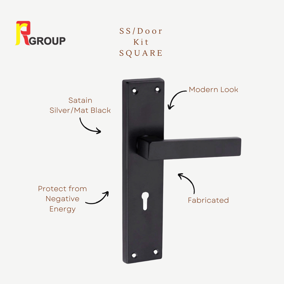 S.S MORTICE HANDLE | SMH-302 Black | Unit 1