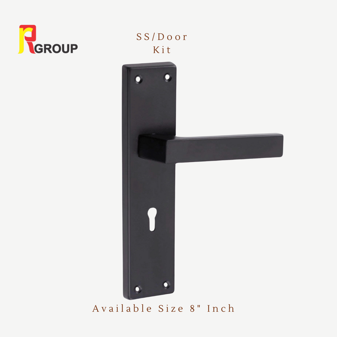 S.S MORTICE HANDLE | SMH-303 Black | Unit 1