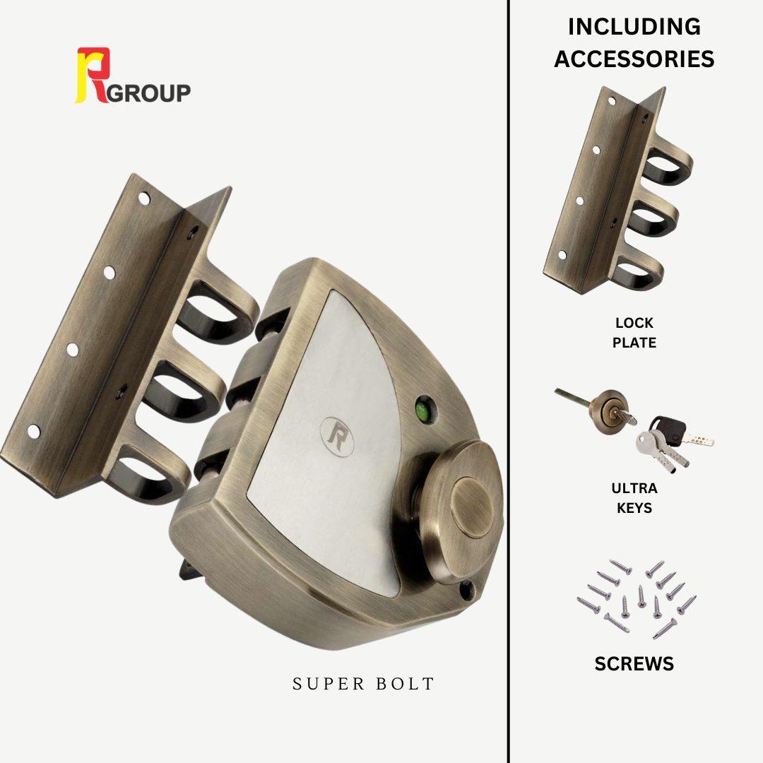 Super Bolt Lock by RR Hardware: Unlock the Power of Superior Protection and Sleek Elegance in Every Door