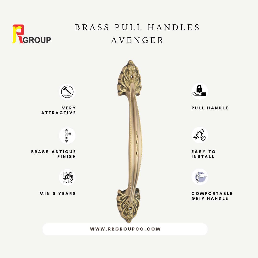 BRASS PULL HANDLES | AVENGER | Unit 1