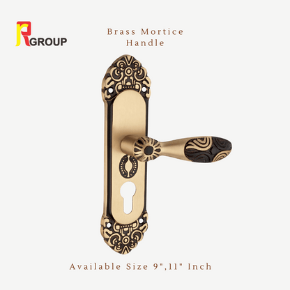 Brass Mortice Handle CY | BMH-1003 | Finish Barn Mate | Unit 1 Pair