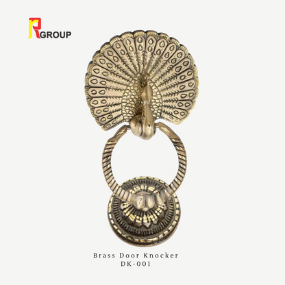 BRASS DOOR KNOCKER | DK-001 | SMALL MAYUR | Unit 1