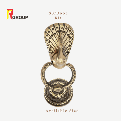 BRASS DOOR KNOCKER | DK-002 | MEDIUM MAYUR | Unit 1