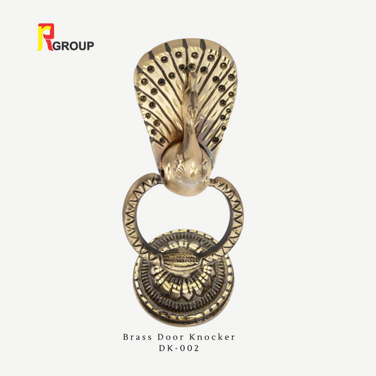 BRASS DOOR KNOCKER | DK-002 | MEDIUM MAYUR | Unit 1