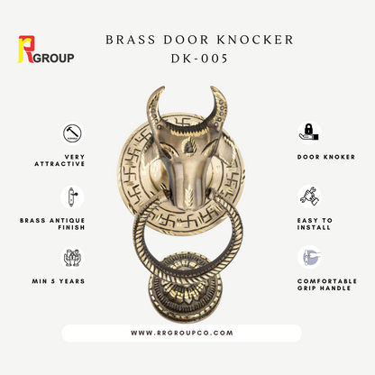 BRASS DOOR KNOCKER | DK-005 | NANDI REGULAR | Unit 1