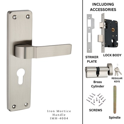 Iron Mortice Handle | IMH-4004 | Finish SS  | Unit - Pair
