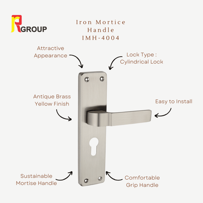Iron Mortice Handle | IMH-4004 | Finish SS  | Unit - Pair