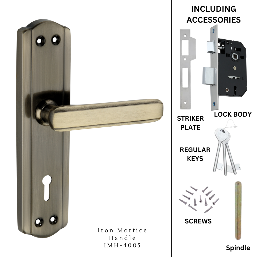 Iron Mortice Handle | IMH-4005 | KY ONLY  | Finish Antique | Unit - Pair