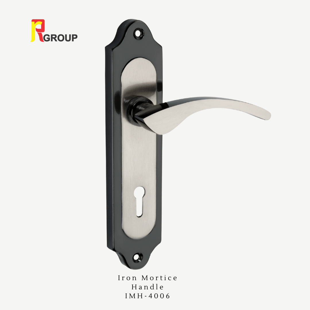 Iron Mortice Handle | IMH-4006 | KY ONLY  | Finish Black Silver | Unit - Pair