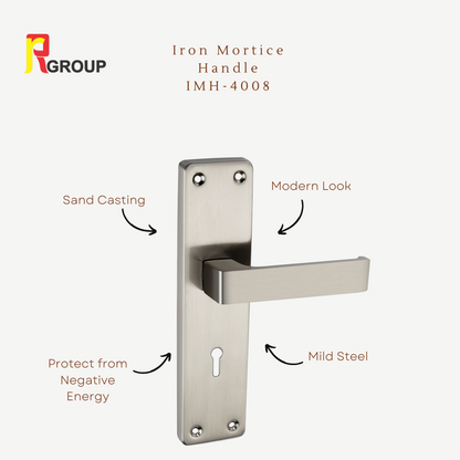 Iron Mortice Handle | IMH-4008 | Finish SS| Unit - Pair