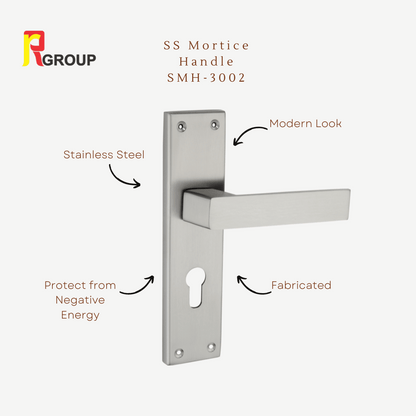 SS Mortice Handle | SMH-3002 | Finish : SS | Pair