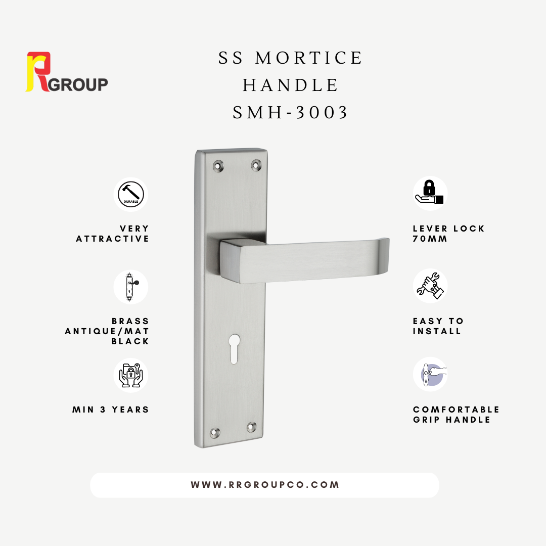 SS Mortice Handle | SMH-3003 | Finish : SS | Pair