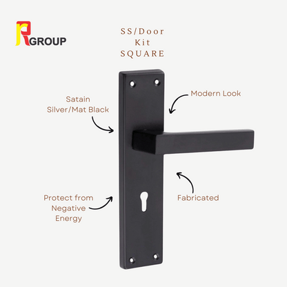 S.S MORTICE HANDLE | SMH-303 Black | Unit 1