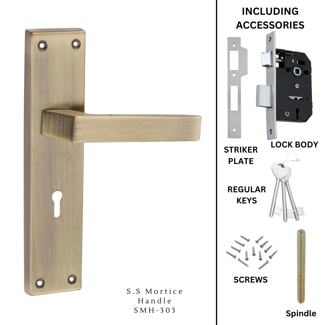S.S MORTICE HANDLE | SMH-303 Antique | Unit 1