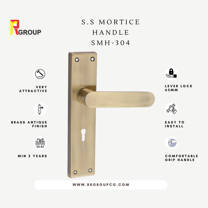 S.S MORTICE HANDLE | SMH-304 Antique | Unit 1