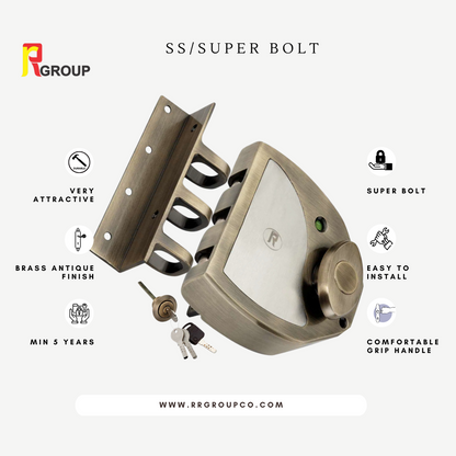 Super Bolt Lock by RR Hardware: Unlock the Power of Superior Protection and Sleek Elegance in Every Door