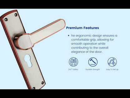 Zinc Mortice Handle | ZMH-2001 | Finish Satin Rose | Unit 1 Pair